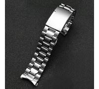 Cinturino orologio acciaio ansa curva per Citizen Seiko Timex 18mm 20mm 22mm 24m