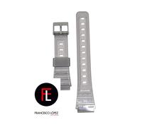 Cinturino Orologio Casio Grigio Trasparente 10605131 Per Casio F-91WS
