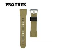Cinturino orologio CASIO PRO TREK originale in uretano beige 10631603 per PRW...