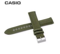 Cinturino orologio CASIO wave ceptor originale nylon cachi 10437032 per WVA-M...
