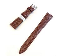 Cinturino Orologio Da Uomo MORELLATO PELLE stampa COCCO piatto Marrone 16 18 20