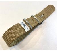 Cinturino Orologio MORELLATO Tessuto NYLON militare marrone chiaro 18 20 22