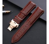 Cinturino orologio pelle chiusura farfalla pitonato nero 14 16 18 20 22 24 mm