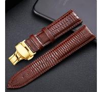 Cinturino orologio pelle chiusura farfalla pitonato nero 14 16 18 20 22 24 mm
