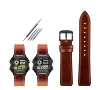 Cinturino orologio pelle per Casio G-Shock AE1200WH/1300/1000/A159 AQ-S810W 18mm