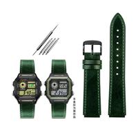 Cinturino orologio pelle per Casio G-Shock AE1200WH/1300/1000/A159 AQ-S810W 18mm