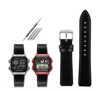 Cinturino orologio pelle per Casio G-Shock AE1200WH/1300/1000/A159 AQ-S810W 18mm