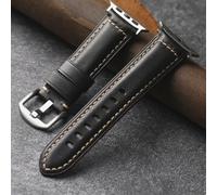 Cinturino orologio pelle per Iwatch9 Apple Watch S9 S8 Ultra2 49 45 44 42 41 mm