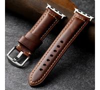 Cinturino orologio pelle per Iwatch9 Apple Watch S9 S8 Ultra2 49 45 44 42 41 mm