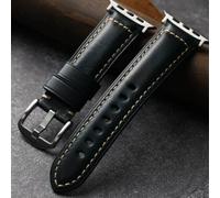Cinturino orologio pelle per Iwatch9 Apple Watch S9 S8 Ultra2 49 45 44 42 41 mm