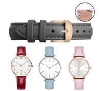 Cinturino orologio pelle per Swarovski Fossil DW verde acqua 12-14-15-16-18-20mm