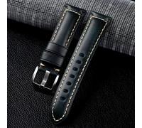 Cinturino orologio pelle vintage blu marrone nero 18mm 19mm 20mm 22mm 24mm 26mm