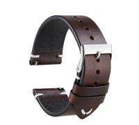 Cinturino orologio pelle vintage retrò verde blu marrone nero 18mm 20mm 22mm