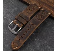 Cinturino orologio pelle X 10 Flottiglia Mas marrone scuro 20 21 22 23 24 26 mm