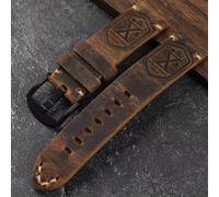 Cinturino orologio pelle X 10 Flottiglia Mas marrone scuro 20 21 22 23 24 26 mm