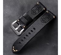 Cinturino orologio pelle X 10 Flottiglia Mas nero 20mm 21mm 22mm 23mm 24mm 26mm