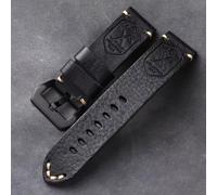 Cinturino orologio pelle X 10 Flottiglia Mas nero 20mm 21mm 22mm 23mm 24mm 26mm
