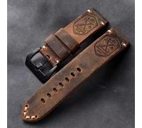 Cinturino orologio pelle X 10 Flottiglia Mas nero 20mm 21mm 22mm 23mm 24mm 26mm