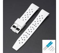 Cinturino orologio silicone per Swatch X Blancpain Fifty Fathoms Five Ocean 22mm