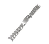 Cinturino Oyster in Acciaio Inossidabile da 19 mm 20 mm per Seiko Sxns80 Snxs79 5 Snxs79k Snxs77k Snxs73 e Casio (Colore: Spazzolato, Misura: 20mm)