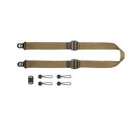 Cinturino Peak Design Slide SL-cy-3 marrone, regolabile 145 cm, 90 kg, 4 ancore