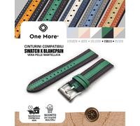 Cinturino pelle martellata compatibile Swatch X Blancpain Fifty Fathoms 22mm
