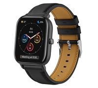 Cinturino per Amazfit Active/Active 2, 20mm Cinturino in Pelle per Amazfit GTS, GTS 2, GTS 2 Mini, GTS 2e, GTS 3, GTS 4, GTS 4 Mini, Amazfit Bip, Bip U, Bip U Pro, Bip 3, Bip 3 Pro, GTR 42mm, GTR Mini