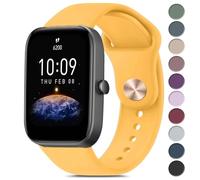 Cinturino per Amazfit Bip/Bip 3 /Bip 3 Pro Smartwatch, Largo 20 mm Cinturini in Silicone Originale Compatibile con Amazfit Bip S/Bip Lite/Bip U Pro Donna Uomo
