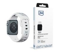 Cinturino per Apple Watch 38 mm 3MK in silicone bianco