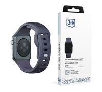 Cinturino per Apple Watch 42 mm 3MK in silicone grigio
