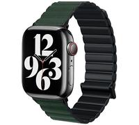 Cinturino per Apple Watch da 42 mm Beline Magnetic Pro nero e verde