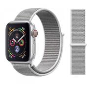 Cinturino Per Apple Watch Nylon Sport Loop 44mm/45mm/46mm - Seashell (Argento)