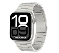 Cinturino per Apple Watch PERSONALIZZABILE CON INCISIONE LASER in Acciaio Inox Serie 11/10/9/8/7/6/5/4/3/2/1/SE/ULTRA (Starlight, Serie 9/8/7/6/5/4/3/2/1 38/40/41 mm)
