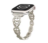 Cinturino per Apple Watch Series 10 da 46 mm con cuori glitterati - Compatibile con Apple Watch e iWatch - Regalo elegante per donne e ragazze