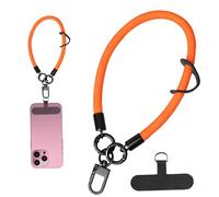 Cinturino per cellulare - Bracciale anti-smarrimento per smartphone con linguetta di fissaggio, cinturino per custodia del telefono, per uscite quotidiane, viaggi brevi, spostamenti, corsa,
