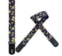 Cinturino per chitarra in fiore di ciliegio di supporto e confortevole per tutti