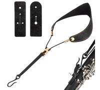 Cinturino per collo alto e saxophone, design con spalle imbottite, leggero, facile da regolare, vestibilità comoda, supporto per Clarinet e fluido, per principianti amichevoli, studenti di musica
