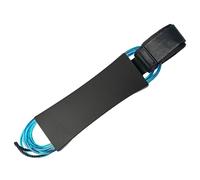 Cinturino per corda per gambe: guinzaglio per tavola da surf, linea retta da 3 m, corda in TPU resistente con acciaio inossidabile, fissaggio comodo e sicuro per tavole da paddle in piedi, skimboa