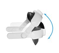 Cinturino per cuffie VR per Meta Quest 3 per Oculus Quest 3, sostituzione del cinturino Elite per un maggiore supporto, kit di riduzione del peso del cinturino VR per la riduzione dello stress