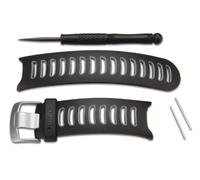 Cinturino per Garmin Approach S3, Silicone, Gray & Black, Include perni e accessorio per la sostituzione