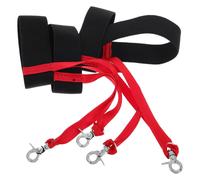 Cinturino per guanti invernali per l'uso con manette con 12 pezzi di lacci da polso per guanti da sci