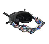 Cinturino per la testa compatibile per DJI FPV, archetto compatibile per occhiali video Cinturino per occhiali V2 Cinghie elastiche per cuffie Fascia per la testa di volo Graffiti regolabile