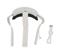Cinturino per la testa VR che estende il tempo di gioco da 3,5 a 4 ore Cinturino di ricarica VR con batteria da 6000 mAh per Oculus Quest 2