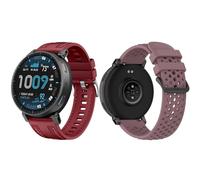 Cinturino per orologio adatto per Amazfit Bip 6/Bip 5/Active Max/Balance 2/GTR 4/GTR 3 Pro/3/2/2e/47 mm, cinturino sportivo di ricambio in silicone intrecciato da 22 mm, adatto per SUUNTO RACE 2/Run