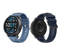 Cinturino per orologio adatto per Amazfit Bip 6/Bip 5/Active Max/Balance 2/GTR 4/GTR 3 Pro/3/2/2e/47 mm, cinturino sportivo di ricambio in silicone intrecciato da 22 mm, adatto per SUUNTO RACE 2/Run