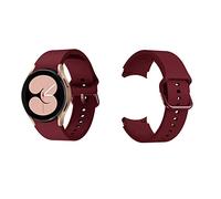 Cinturino per Orologio Compatibile per Samsung Galaxy Watch 5 Pro 40MM 44MM 45MM SM-R900 SM-R910 SM-R925, Cinturino di Ricambio in Silicone (Vino Rosso)