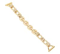 Cinturino per orologio con catena a vite in metallo universale da 20 mm (oro)