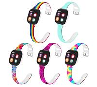 Cinturino per orologio da 20 mm per bambini, compatibile con Gizmo Watch 3 2 1, Gabb Watch 3e 3 2 1 Sync Up Watch 2 1, cinturino da polso in morbido silicone stampato per Cosmo JrTrack 5 4 3 2SE 2 1
