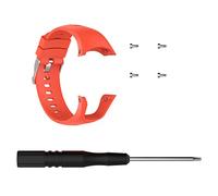 Cinturino per orologio da polso Suunto per Spartan Trainer HR da 22 mm, Rosso, Regolabile