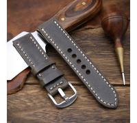 Cinturino per orologio Douglas 116 in pelle a punto pieno fatto a mano (18 mm...